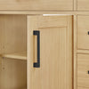 Custom image for Rift Oak with Matte Black Trim / Giotto Quartz / No Mirror