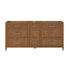 Custom image for Toasted Walnut with Brushed Nickel Trim / No Mirror