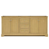 Custom image for Honey Oak with Polished Chrome Trim / No Mirror