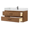 Custom image for Toasted Walnut with Matte Black Trim / Giotto Quartz / No Mirror