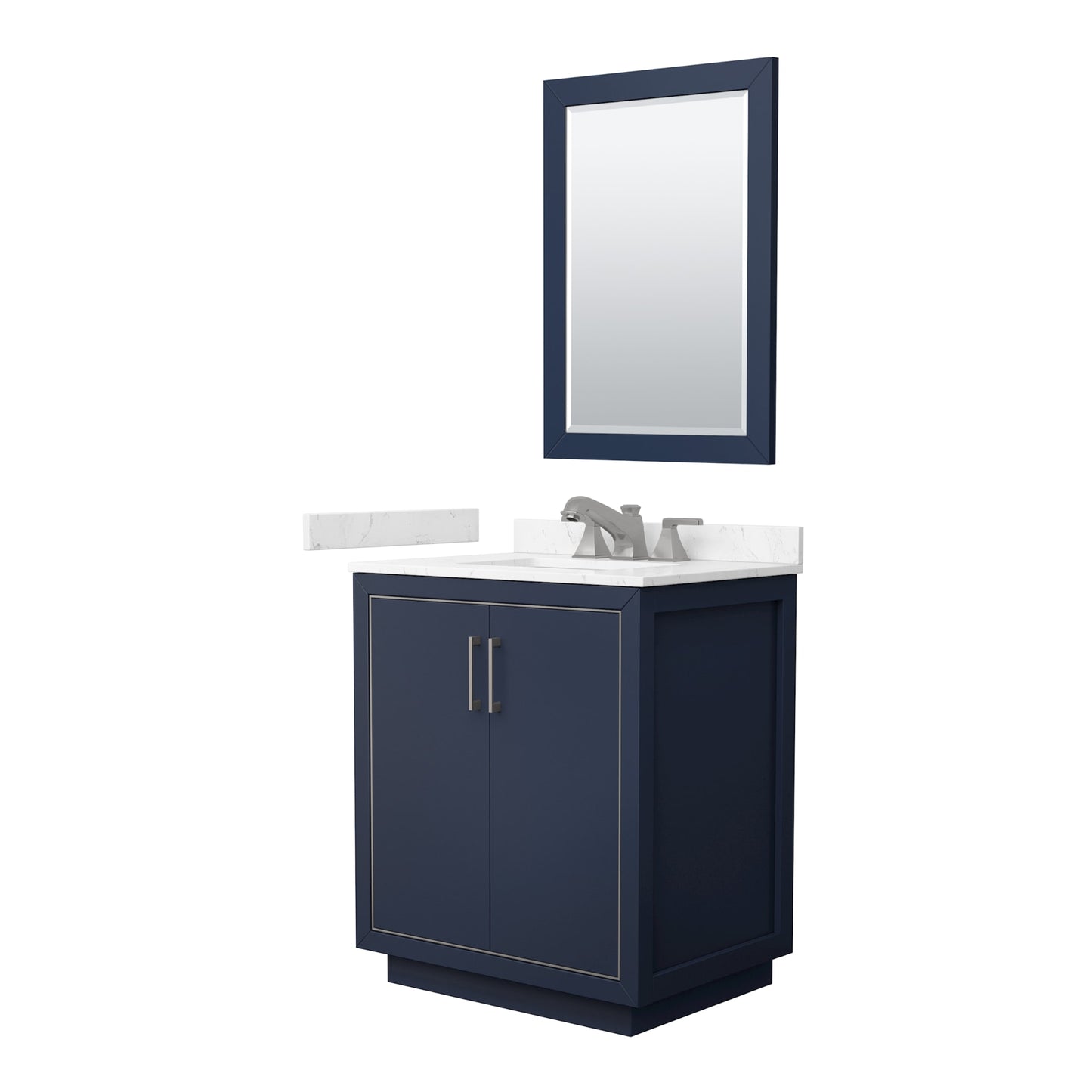 Icon Bathroom Vanity with Countertop 30 inch Single Sink 3-hole Faucet Setup
