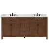 Custom image for Dark Walnut with Matte Black Trim / Giotto Quartz / No Mirror