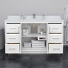 Custom image for White with Brushed Nickel Trim / No Mirror