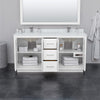 Custom image for White with Matte Black Trim / Giotto Quartz / 58