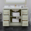 Custom image for Light Green with Brushed Nickel Trim / Giotto Quartz / No Mirror