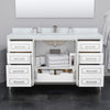 Custom image for White with Matte Black Trim / No Mirror