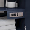 Custom image for Dark Blue with Brushed Nickel Trim / White Quartz / 70