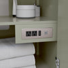 Custom image for Light Green with Brushed Nickel Trim / Carrara Cultured Marble / 70