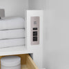 Custom image for White with Matte Black Trim / No Mirror