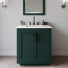 Custom image for Green with Matte Black Trim / Giotto Quartz / 24