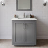 Custom image for Dark Gray with Brushed Nickel Trim / Giotto Quartz / No Mirror