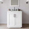 Custom image for White with Matte Black Trim / Giotto Quartz / No Mirror