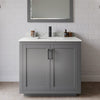 Custom image for Dark Gray with Matte Black Trim / Giotto Quartz / No Mirror