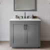 Custom image for Dark Gray with Matte Black Trim / Giotto Quartz / No Mirror