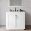 Custom image for White with Matte Black Trim / Giotto Quartz / No Mirror