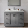 Custom image for Dark Gray with Matte Black Trim / White Quartz / 34