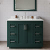 Custom image for Green with Brushed Nickel Trim / White Quartz / 34