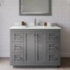 Custom image for Dark Gray with Brushed Nickel Trim / Giotto Quartz / 34