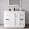 Custom image for White with Matte Black Trim / Giotto Quartz / No Mirror