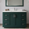 Custom image for Green with Brushed Nickel Trim / White Quartz / 46