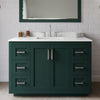Custom image for Green with Brushed Nickel Trim / White Quartz / 46