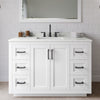 Custom image for White with Matte Black Trim / Giotto Quartz / 46