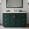 Custom image for Green with Brushed Gold Trim / Giotto Quartz / 46
