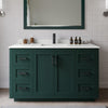 Custom image for Green with Matte Black Trim / White Quartz / 46