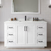 Custom image for White with Matte Black Trim / White Quartz / 46