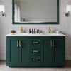 Custom image for Green with Brushed Gold Trim / Giotto Quartz / No Mirror