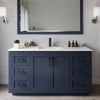 Custom image for Dark Blue with Matte Black Trim / Giotto Quartz / 58