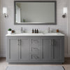 Custom image for Dark Gray with Brushed Nickel Trim / Giotto Quartz / No Mirror