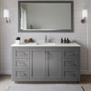 Custom image for Dark Gray with Brushed Nickel Trim / Giotto Quartz / No Mirror