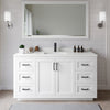 Custom image for White with Matte Black Trim / White Quartz / 58