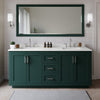 Custom image for Green with Brushed Nickel Trim / White Quartz / 70