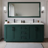 Custom image for Green with Matte Black Trim / White Quartz / 70