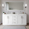Custom image for White with Brushed Nickel Trim / White Quartz / 70