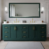 Custom image for Green with Brushed Gold Trim / White Quartz / 70