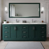 Custom image for Green with Brushed Nickel Trim / Giotto Quartz / No Mirror