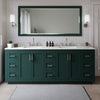 Custom image for Green with Brushed Nickel Trim / Giotto Quartz / No Mirror