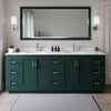Custom image for Green with Brushed Nickel Trim / White Quartz / No Mirror