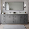 Custom image for Dark Gray with Brushed Nickel Trim / Giotto Quartz / No Mirror