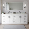 Custom image for White with Matte Black Trim / Giotto Quartz / No Mirror