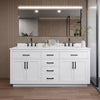Custom image for White with Matte Black Trim / White Quartz / No Mirror