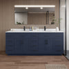 Custom image for Dark Blue with Matte Black Trim / Giotto Quartz / No Mirror