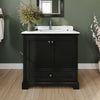 Custom image for Dark Espresso with Polished Chrome Trim / Giotto Quartz, Rectangular Sink / 24