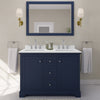 Custom image for Dark Blue with Polished Chrome Trim / White Quartz / 46