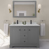 Custom image for Dark Gray with Matte Black Trim / Giotto Quartz / No Mirror