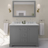 Custom image for Dark Gray with Polished Chrome Trim / Giotto Quartz / 46