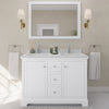 Custom image for White with Polished Chrome Trim / Giotto Quartz / 46